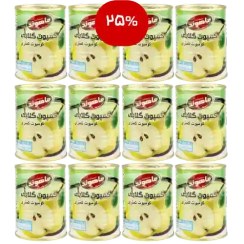 تصویر شل کمپوت گلابی 350 گرمی (12عددی) 