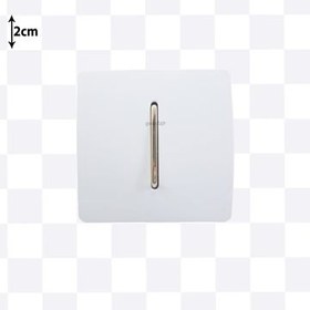 تصویر کلید تک پل آسیا الکتریک مدل کریستال 