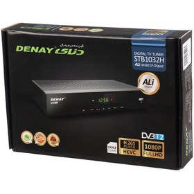 تصویر گیرنده دیجیتال دنای مدل STB1032H به همراه ریموت کنترل Denay STB1032H Digital Receiver With Remote Control