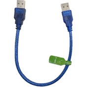 تصویر کابل افزایش طول USB نری به نری پی نت طول 30 سانتی متر 