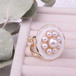 تصویر حلقه روسری - سفید 