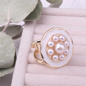 تصویر حلقه روسری - سفید 