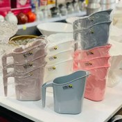 تصویر پارچ ایده آل مدل جاشیری کد E1 - صورتی خاکستری 