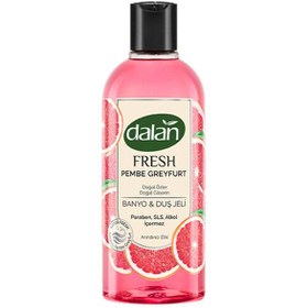 تصویر شامپو بدن دالان با رایحه گریپ فروت 500 میل Dalan Fresh Pembe Greyfurt Duş Jeli 500 Ml