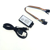 تصویر لاجیک آنالایزر 8 کاناله 24 مگاهرتز USB با امپدانس ورودی 1 مگا اهم 