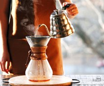 تصویر کمکس پیرکس با فیلتر استیل وارداتی کافه ای 