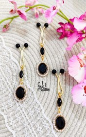 تصویر گیره روسری مجلسی نگین دار مرغوب 