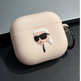 تصویر کیس ایرپاد 3 KARL LAGERFELD صورتی 