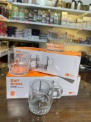تصویر فنجان دلی گلس کد TCF057 آنتی شوک نشکن وارداتی اورجینال 