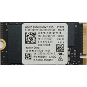 تصویر اس اس دی اینترنال وسترن دیجیتال M.2 2242 NVMe مدل SN740 ظرفیت 512 گیگابایت Samsung PM9B1 256GB M.2 2242 NVMe Gen4 Internal SSD