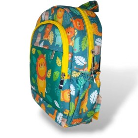 تصویر کوله پشتی دبستان مدل شیر کوچولو 