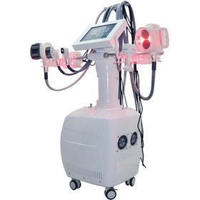 تصویر دستگاه لاغری حرفه‌ای با تکنولوژی RF مدل V10 انزو ایتالیا Enzo Italy Professional RF Vacuum Roller Cavitation V10 Body Vela Slimming Machine