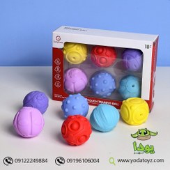 تصویر توپ حسی نوزاد ۶ عددی Sobebear مدل YL1024 