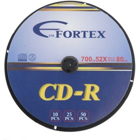 تصویر سی دی خام فورتکس باکس دار 50 عددی (FORTEX)کارتن 600 عددی (فقط عمده) ا FORTEX CD-R FORTEX CD-R