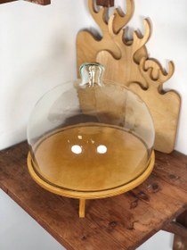 تصویر کاپ کیک چوبی پایه دار 