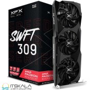 تصویر کارت گرافیک استوک ایکس اف ایکس XFX RX 6700 XT SWFT 309 12GB با کارتن XFX SWFT 309 AMD Radeon RX 6700 XT GDDR6 12 GB