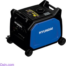 تصویر موتور برق اینورتر بنزینی استارتی 6/6 کیلو وات هیوندای مدل HG1265 HYUNDAI HG1265 6600 Wat Inverter Generator