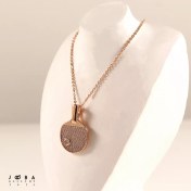 تصویر آویز ژوپینگ طرح راکت پینگ پنگ | طلایی | ژوبا گالری کد 1050991910 