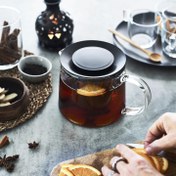 تصویر قوری شیشه ای ایکیا مدل RIKLIG IKEA riklig teapot glass