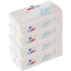 تصویر دستمال کاغذی ایزی پیک مدل Flower ۱۰۰ برگ دولایه 