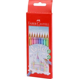تصویر مداد رنگی ۱۰ رنگ فابر کاستل Faber-Castell 111211 ا Faber-Castell 111211 10 Colored Pencil Faber-Castell 111211 10 Colored Pencil