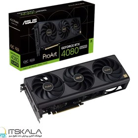 تصویر کارت گرافیک ایسوس ProArt GeForce RTX 4080 SUPER OC Edition 16GB 