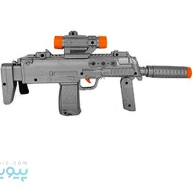 تصویر تفنگ MP5 اسباب بازی صدا و چراغدار 