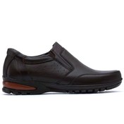 تصویر کفش روزانه چرم طبیعی اورکا - رنگ: عسلی - سایز: 44 