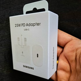 تصویر شارژر 25 وات سامسونگ 25W PD Adabter USB -C SAMSUNG