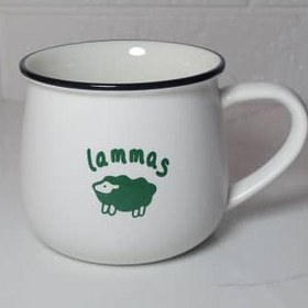 تصویر ماگ بهمراه استند چوبی 