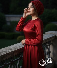 تصویر توربان قرمز کریستالی 