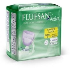 تصویر پوشک شورتی ایتالیایی بزرگسال فلوفسان flufsun سایز لارج 