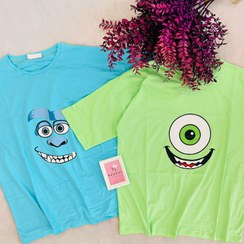 تصویر تیشرت لانگ انیمیشنی مشکی 