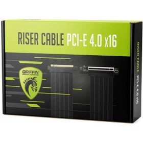 تصویر کابل رایزر گرین Vertical VGA Mounting Kit | PCI-E 4.0 x16 