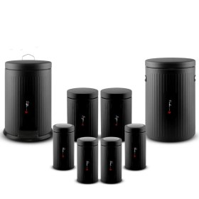 تصویر سرویس آشپزخانه عروس 8 پارچه درب استیل 