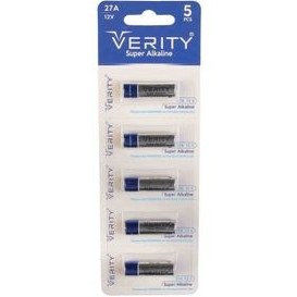 تصویر باتری ریموتی وریتی مدل VERITY 27A Super Alkaline VERITY SUPER ALKALINE 27A 12V