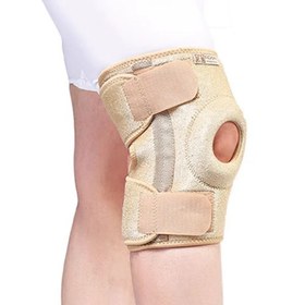 تصویر زانوبند قابل تنظیم فنردار نئوپرنی آدور Ador Adjustable Neoprene Knee Support