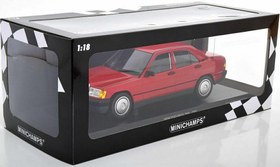 تصویر ماکت ماشین 1:18 مینیچمپس Mercedes 190E W201 