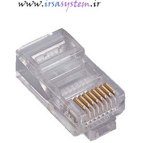 تصویر سوکت شبکه Cat6 UTP Connector بسته 10 عددی 