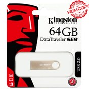 تصویر فلش 64 گیگ KingSton مدل SE9 با گارانتی مادام العمر 