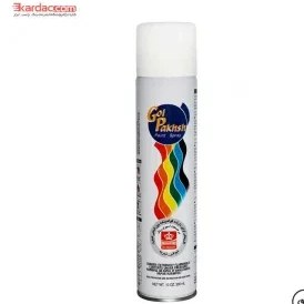 تصویر اسپری رنگ سفید و مشکی 