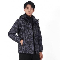 تصویر کاپشن دوپوش مردانه هامتو مدل HUMTTO 20103A با جنس پلی استر 