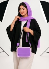 تصویر مانتو پانچ شانتون زنانه سایز بزرگ 