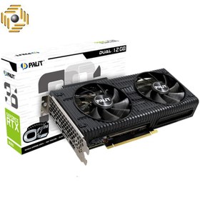 تصویر کارت گرافیک پلیت مدل GeForce RTX 3060 Dual OC حافظه 12 گیگابایت PALIT GeForce RTX 3060 Dual OC 12GB Graphics Card