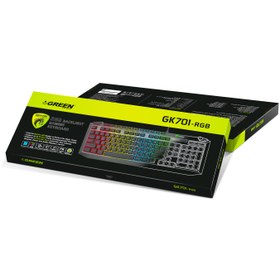 تصویر کیبورد گیمینگ گرین مدل GK701-RGB با سیم 