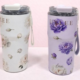 تصویر تراول ماگ طرح دار 