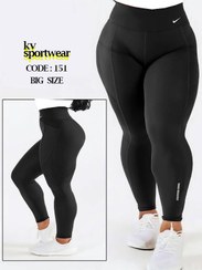 تصویر لگ سایز بزرگ ورزشی زنانه NIKE کد 007 Big size NIKE womens sports leggings code 007