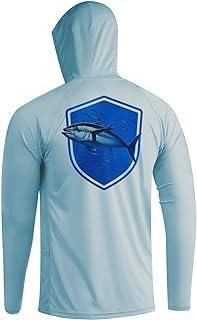 خرید و قیمت Palmyth Fishing Hoodie for Men Long Sleeve Sun Protection UV  UPF 50+ Shirts