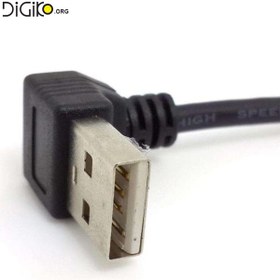 تصویر کابل افزایش طول USB کوتاه (L شکل) 