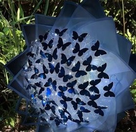 تصویر دسته گل پروانه 